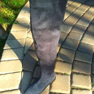 New Vince Camuto Over the knee Boots Navy Blue 8M